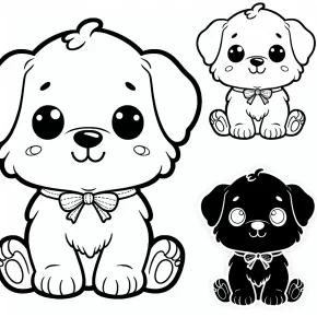 puppy coloring pages