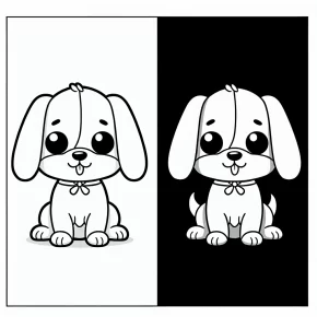 puppy dog coloring pages for adults