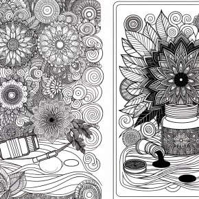 recovery coloring pages for adults