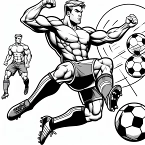 ronaldo coloring page