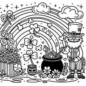 saint patricks day coloring pages