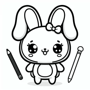 sanrio coloring pages my melody