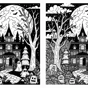 scary coloring pages