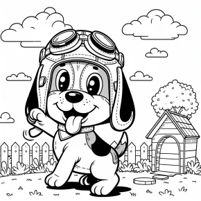 snoopy coloring pages