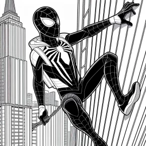 spiderman printable coloring pages