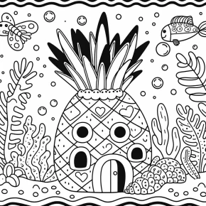 spongebob squarepants coloring pages