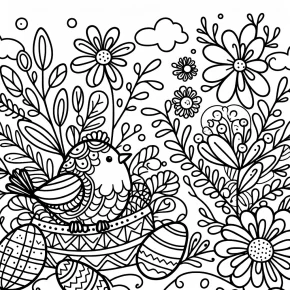 spring printable coloring pages