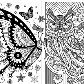 stress relief coloring pages for adults