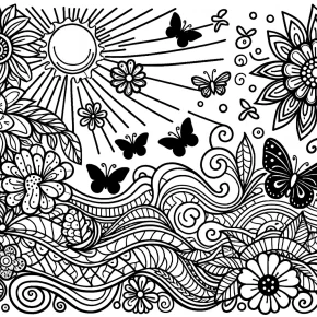 summer coloring pages printable