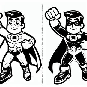 super hero coloring book pages