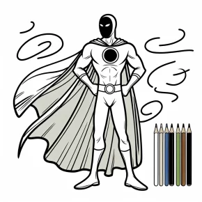 super hero coloring pages