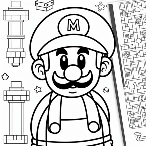 super mario brothers coloring pages