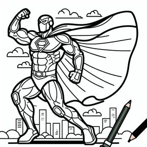 superhero coloring pages