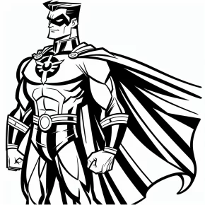 superman coloring page