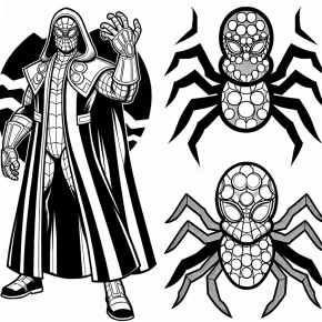 symbiote spiderman coloring pages