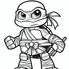 teenage mutant ninja turtle coloring pages