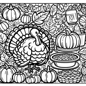 thanksgiving coloring pages