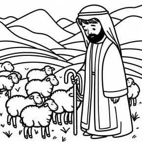 the good shepherd coloring pages