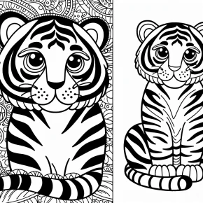 tiger coloring pages