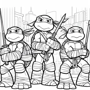 tmnt coloring pages