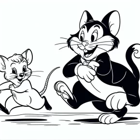 tom and jerry movie coloring pages