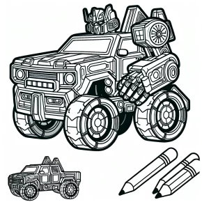 transformers coloring pages