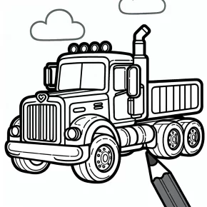 truck coloring pages