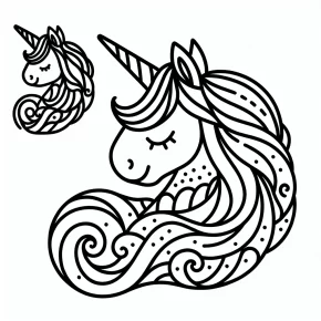 unicorn coloring pages