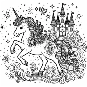 unicorn coloring pages printable