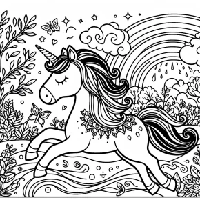 unicorn coloring pages to print