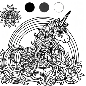 unicorns coloring pages