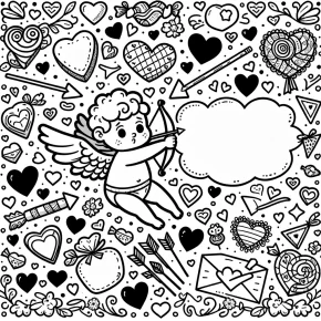 valentines day coloring page