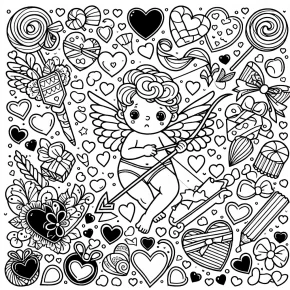 valentines day coloring pages