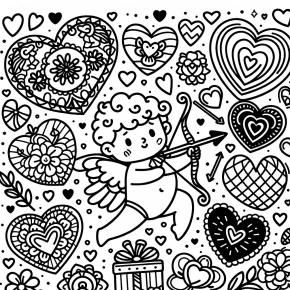 valentines day coloring pages printable