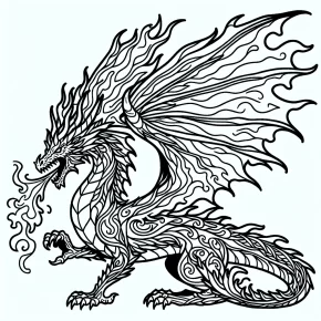 wings of fire coloring pages