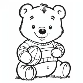 winnie the pooh bear coloring pages