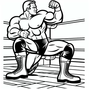 wwe coloring pages