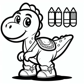 yoshi coloring page