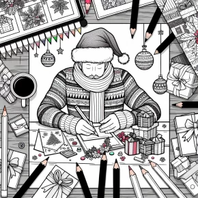 adult coloring pages christmas