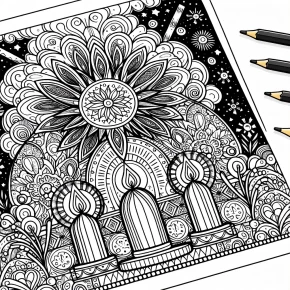 alleluia coloring page