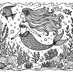 ariel the little mermaid coloring pages