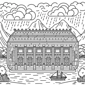 ark of the covenant coloring page