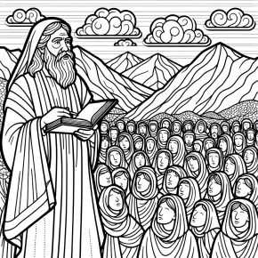 beatitudes coloring page