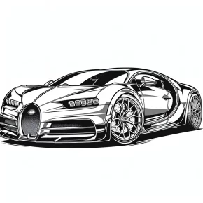 bugatti coloring pages