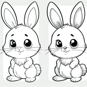 bunny coloring pages printable