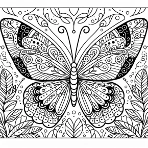 butterfly coloring pages for adults