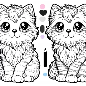 cat printable coloring pages