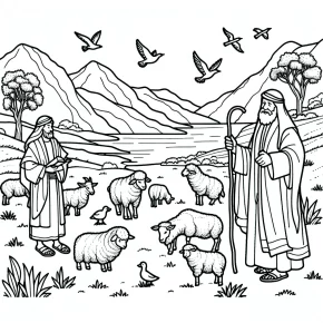 children's bible coloring pages