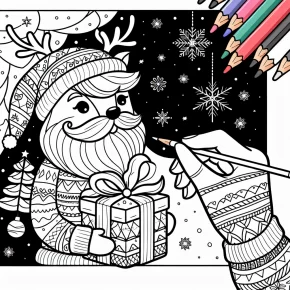 christmas coloring pages adult