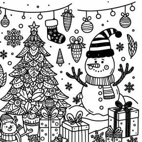 christmas disney coloring pages